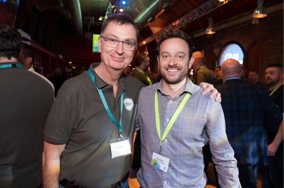 Paul stobart ceo zen internet and gavin brown it services director pinnaclejpg